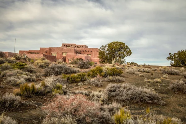 Außen Von Painted Desert Inn Painted Desert Ist Ein Ehemaliges — Stockfoto
