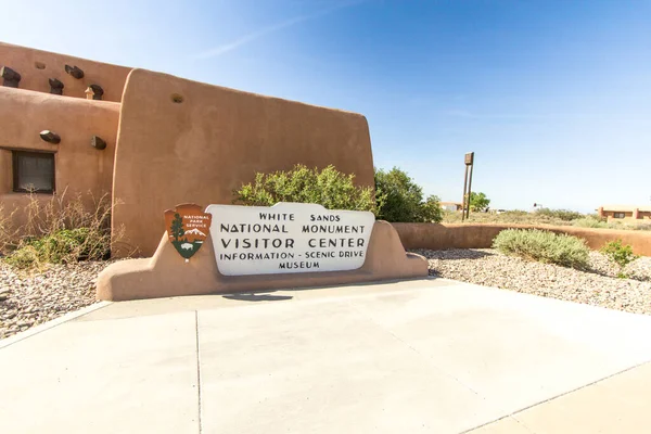 Alamogordo New Mexico Usa April 2019 Eingang Zum White Sands — Stockfoto