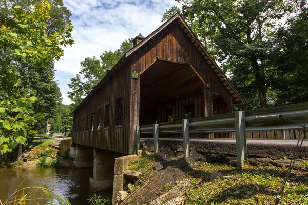 Emerts Cove Covered Bridge Nella Contea Sevier Tennessee Questo Ponte — Foto Stock