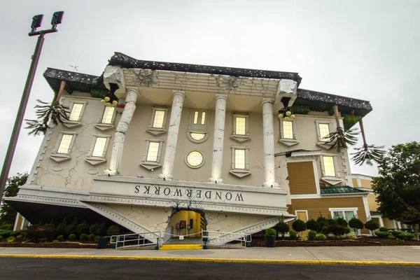 Pigeon Forge Tennessee Usa August 2020 Exterior Wonderworks Museum Pigeon — Stock Photo, Image