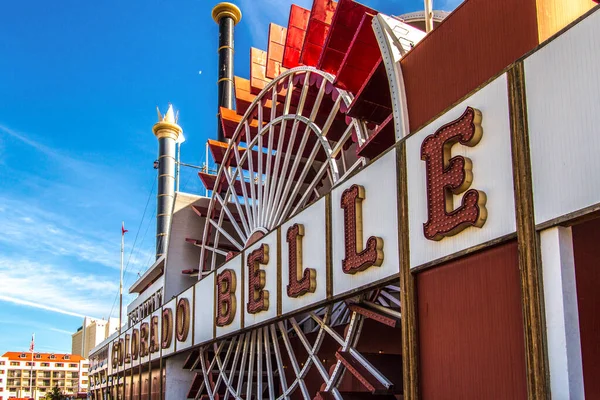 Laughlin Nevada Usa February 2020 Exterior Colorado Belle Waterfront Downtown — Stock Photo, Image