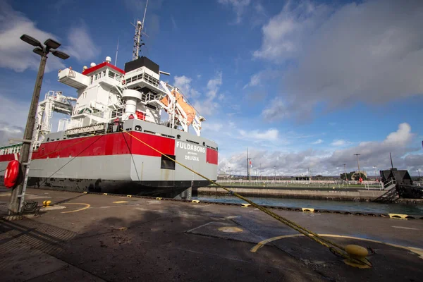 Sault Ste Marie Michigan États Unis Août 2020 Cargo Océanique — Photo