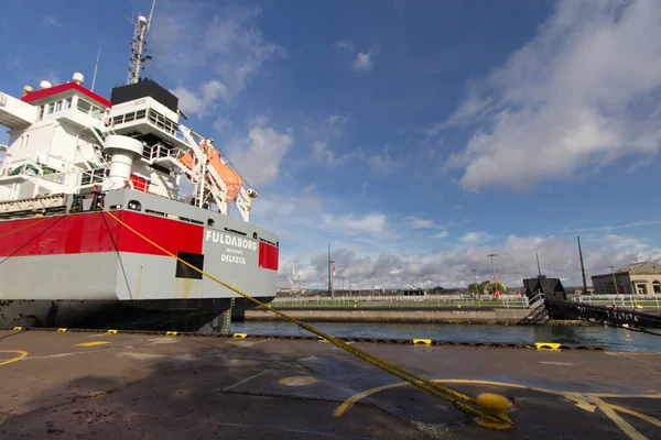 Sault Ste Marie Michigan États Unis Août 2020 Cargo Océanique — Photo