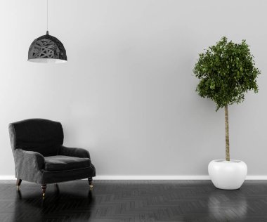 3D iç daire duvar kâğıdı