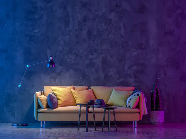 3D iç daire duvar kâğıdı