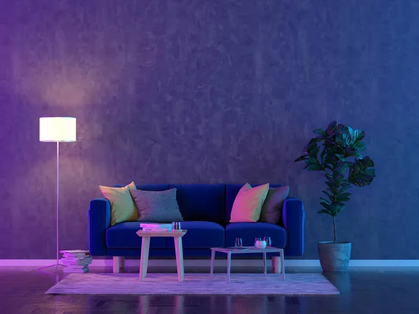 3d rendered interior apartment wallpaper