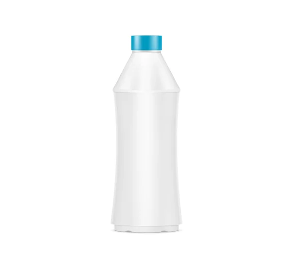 White Container Bottle Isolated White Background — Stock Photo, Image