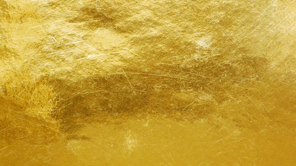Textura Metal Escovado Ouro — Fotografia de Stock