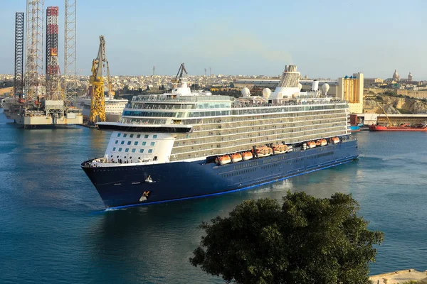 Crucero Gran Puerto Valeta Malta — Foto de Stock