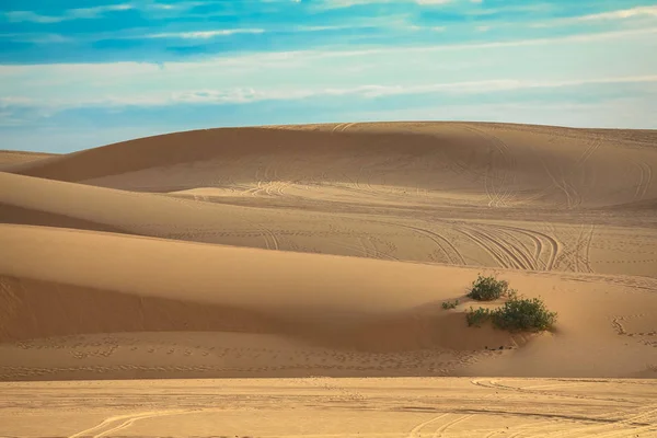 Beautiful White Sand Dune Mui Vietnam — Stock Photo, Image