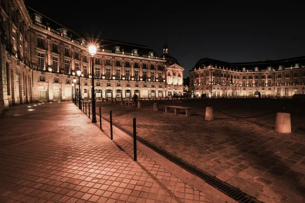 Selective Focus Building Place Bourse Vintage Style Its One Most — Stock Photo, Image