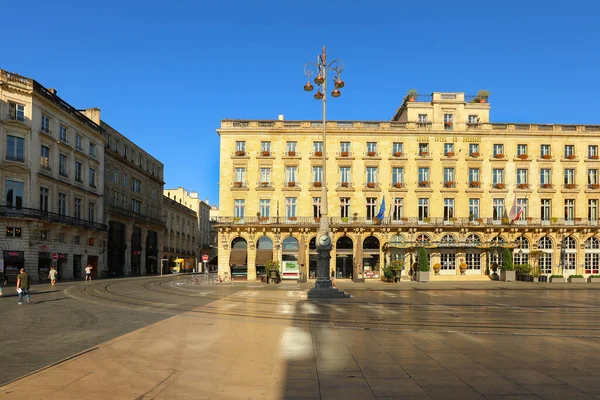 Bordeaux Fransa Haziran 2020 Bordeaux Fransa Daki Eski Şehrin Sokak — Stok fotoğraf