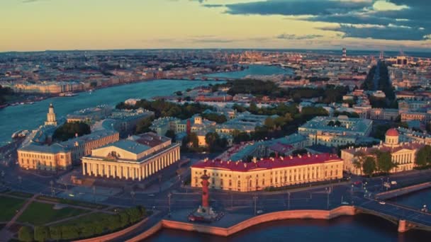 Widok z lotu ptaka Sankt Petersburg 15 — Wideo stockowe