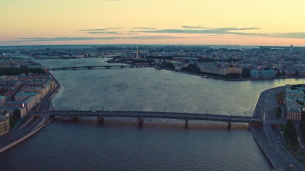 Vista aérea de São Petersburgo 34 — Vídeo de Stock