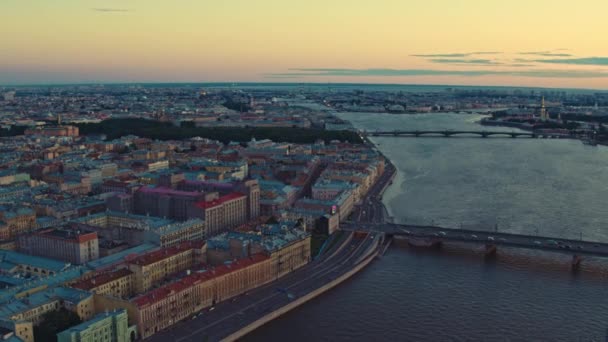 Vista aérea de São Petersburgo 35 — Vídeo de Stock