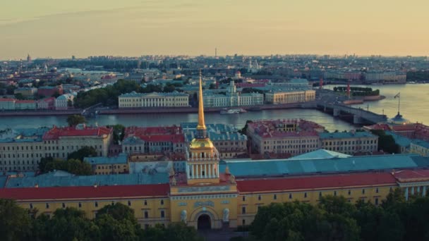 Vista aérea de San Petersburgo 43 — Vídeos de Stock