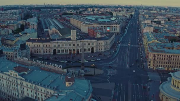 St. Petersburg 62 'nin hava manzarası — Stok video