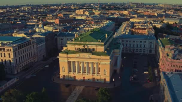 Luchtfoto van Sint-Petersburg 83 — Stockvideo