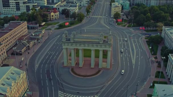 Aerial view of St. Petersburg 91 — Stock Video