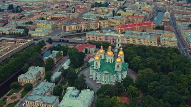 Vista aérea de San Petersburgo 108 — Vídeos de Stock