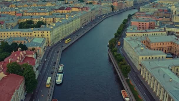 St. Petersburg 'un hava manzarası 103 — Stok video