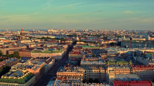 Widok z lotu ptaka St. Petersburg 133 — Wideo stockowe