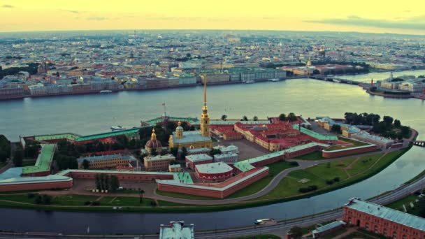 Vista aérea de São Petersburgo 172 — Vídeo de Stock