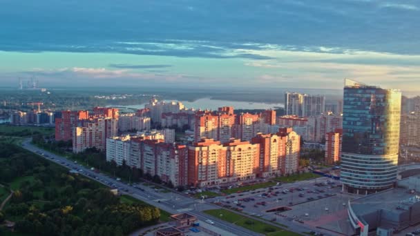 Vista aérea de San Petersburgo 191 — Vídeo de stock