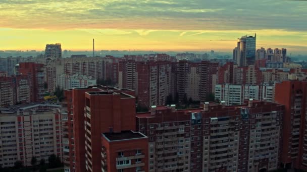 Вид з повітря на Санкт-Петербург 195 — стокове відео