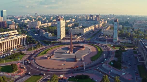 Luftfoto af St. Petersborg 204 – Stock-video