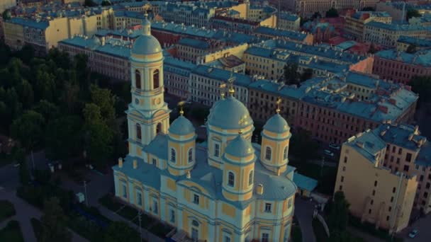 Aerial view of St. Petersburg 99 — Stock Video