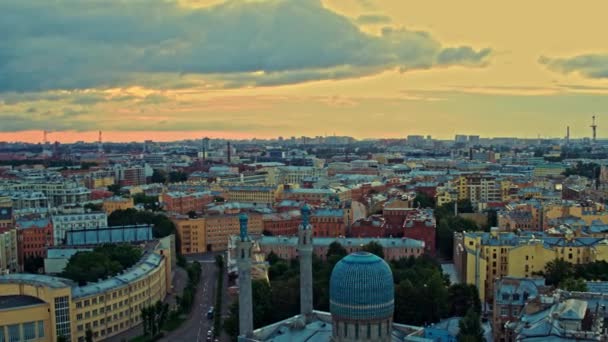 Vista aérea de San Petersburgo 174 — Vídeo de stock