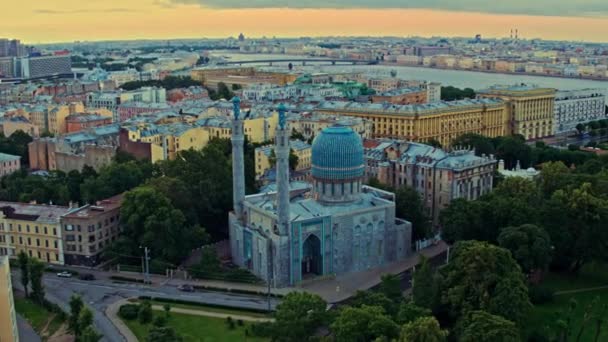 Vista aérea de San Petersburgo 173 — Vídeo de stock