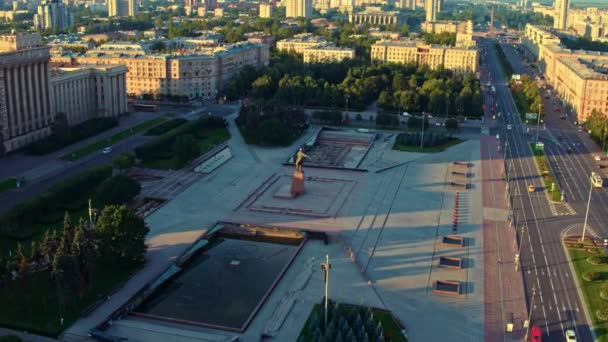 Aerial view of St. Petersburg 165 — Stock Video