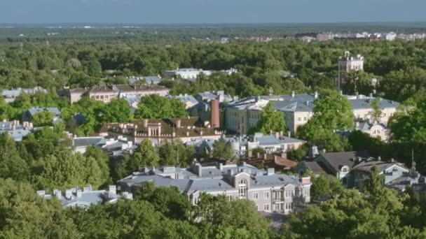 Вид на город в пригороде Санкт-Петербурга 63 — стоковое видео