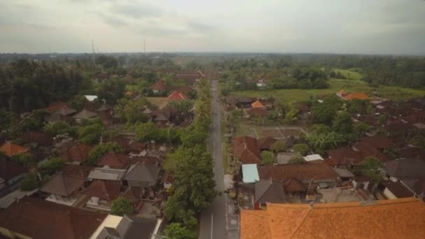 Assentamento tradicional na ilha de Bali no Oceano Índico 4 — Vídeo de Stock