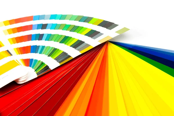 Farbfaecher der Lackindustrie zum Abgleich des Farbtones