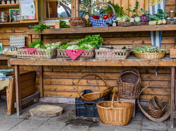 Farmshop con prodotti locali — Foto Stock