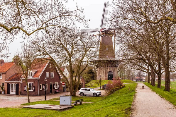 Widok wsi Buren. Gelderland, Holandia — Zdjęcie stockowe