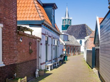 Hollanda Texel adada köyü Oudeschild