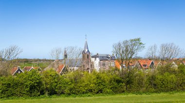 Hollanda Texel adada köyü Oudeschild