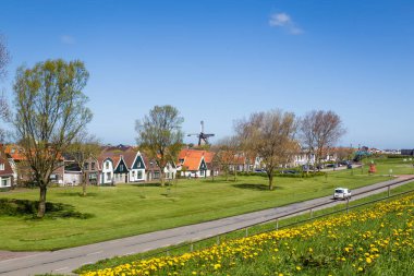 Hollanda Texel adada köyü Oudeschild