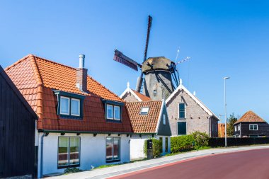 Hollanda Texel adada köyü Oudeschild