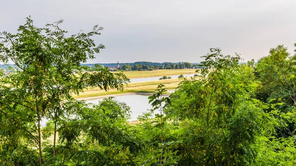 Rhine landschap Arnhem Nederland — Stockfoto