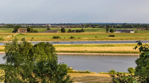 Rhine landschap Arnhem Nederland — Stockfoto