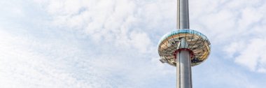 The observation tower in Brighton, Sussex, UK clipart