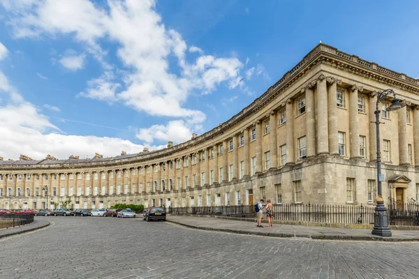 Royal Crescent v Bath, Velká Británie — Stock fotografie