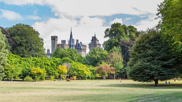 城のカーディフ、ウェールズ、イギリス — ストック写真