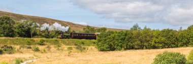 Blaenavon, Galler, İngiltere'de miras demiryolu tren Buhar