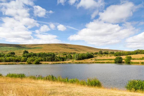 Garn Lakes lokale natuurreservaat in Blaenavon, Wales, Uk — Stockfoto